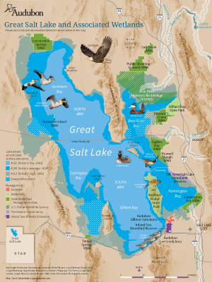 Map of Great Salt Lake